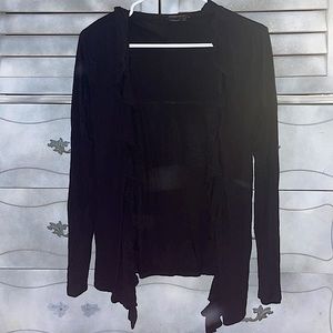 Black Lightweight Cardigan